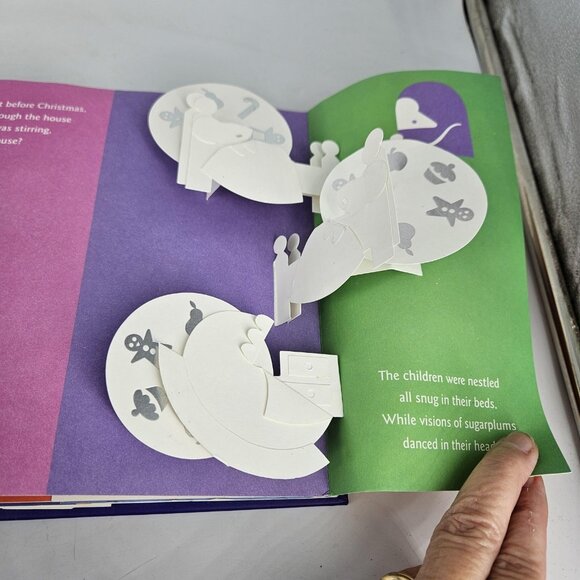 The Night Before Christmas Robert Sabuda Pop-Up First Edition Hardcover Moore - Picture 4 of 12